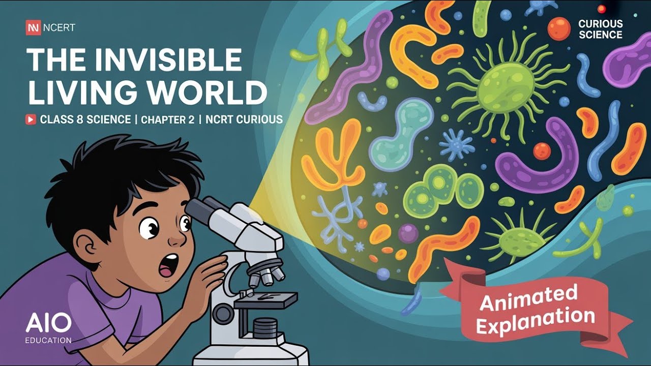 The Invisible Living World | Class 8 Science | Chapter 2 | Full Animated Explanation | NCERT Book