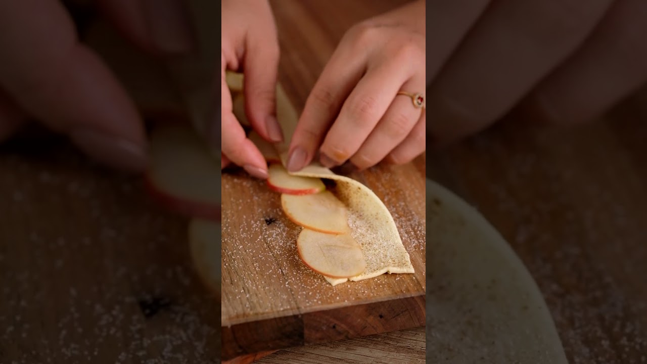 Jeśli masz w domu ciasto francuskie i jabłko to koniecznie wypr&oacute;buj ten przepis! 🍎💛