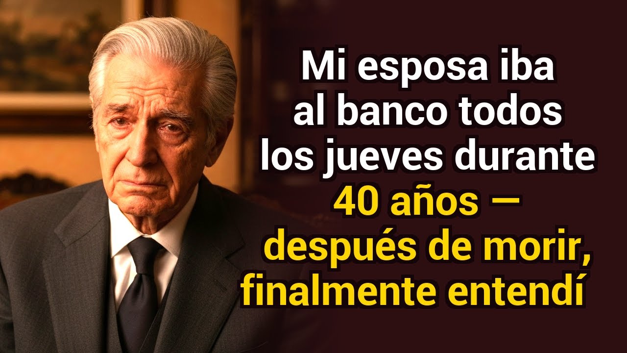 Mi esposa visitó el banco todos los jueves durante 40 años — después de morir, finalmente entendí