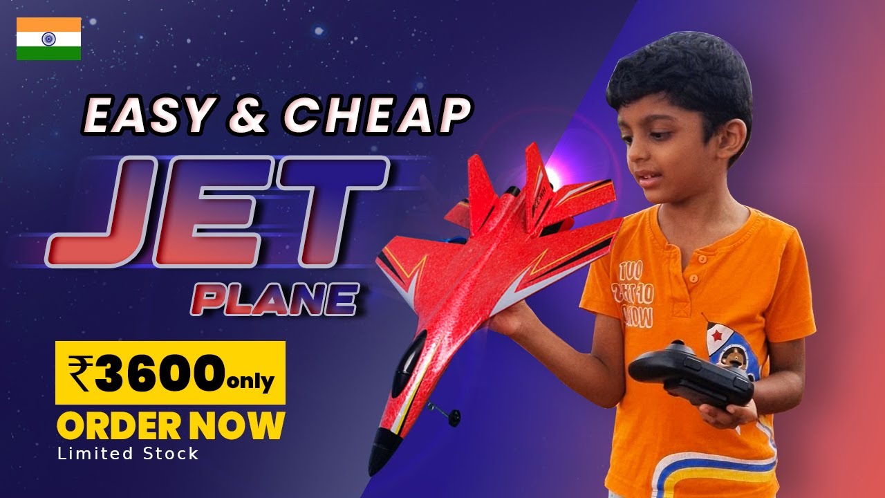 ✈️ 🔥 Cheap and Best Radio Control Jet Plane Unboxing | HW33 Buy from India
