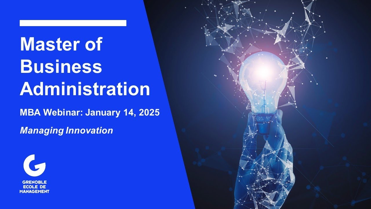 MBA Info Session managing innovation