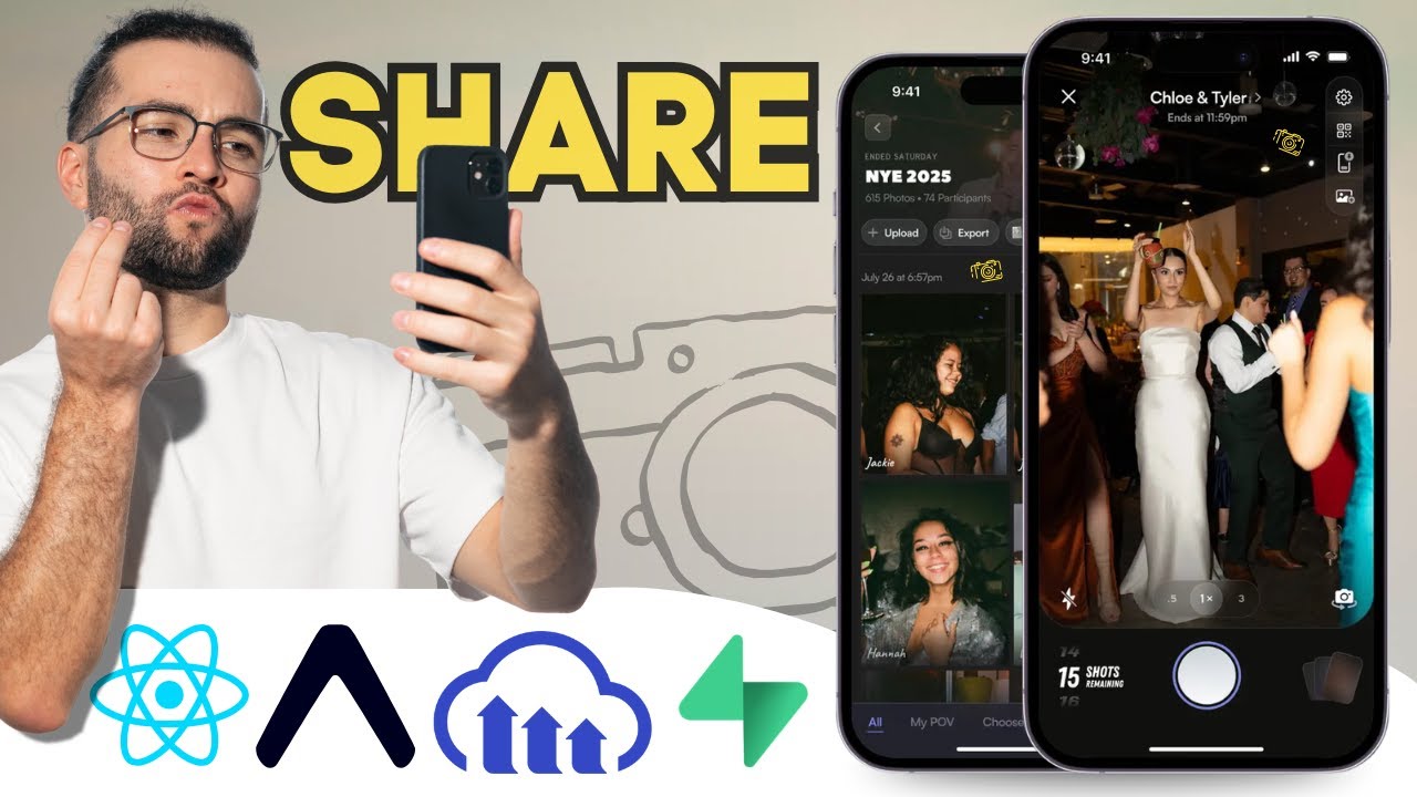 🔴 Build a Photo Sharing app with React Native (tutorial for beginners)
