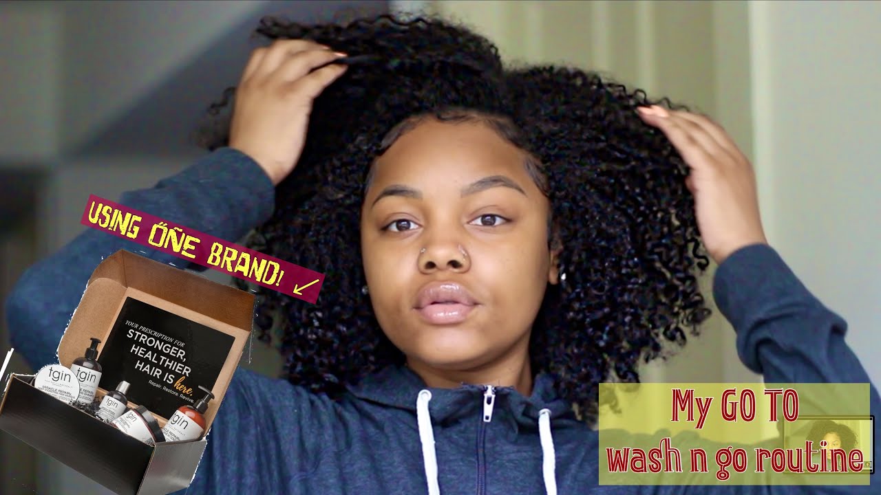 The perfect wash n go combo that lasts me a week using TGIN Miracle Repairx Line!