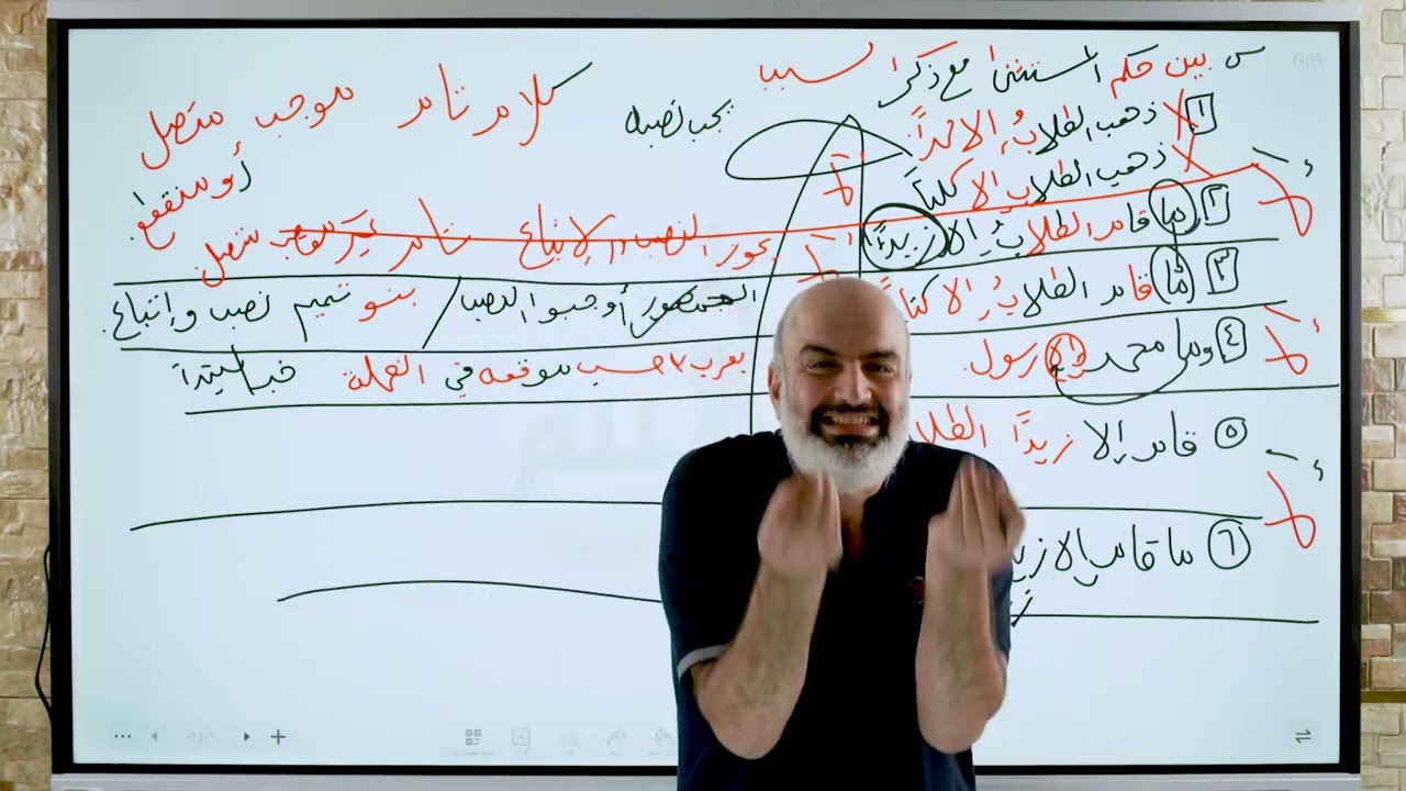 مراجعة على باب الاستثناء نحو الصف الثاني الثانوي الأزهري هدية منصة الهيثم في اللغة العربية هيثم جبر 