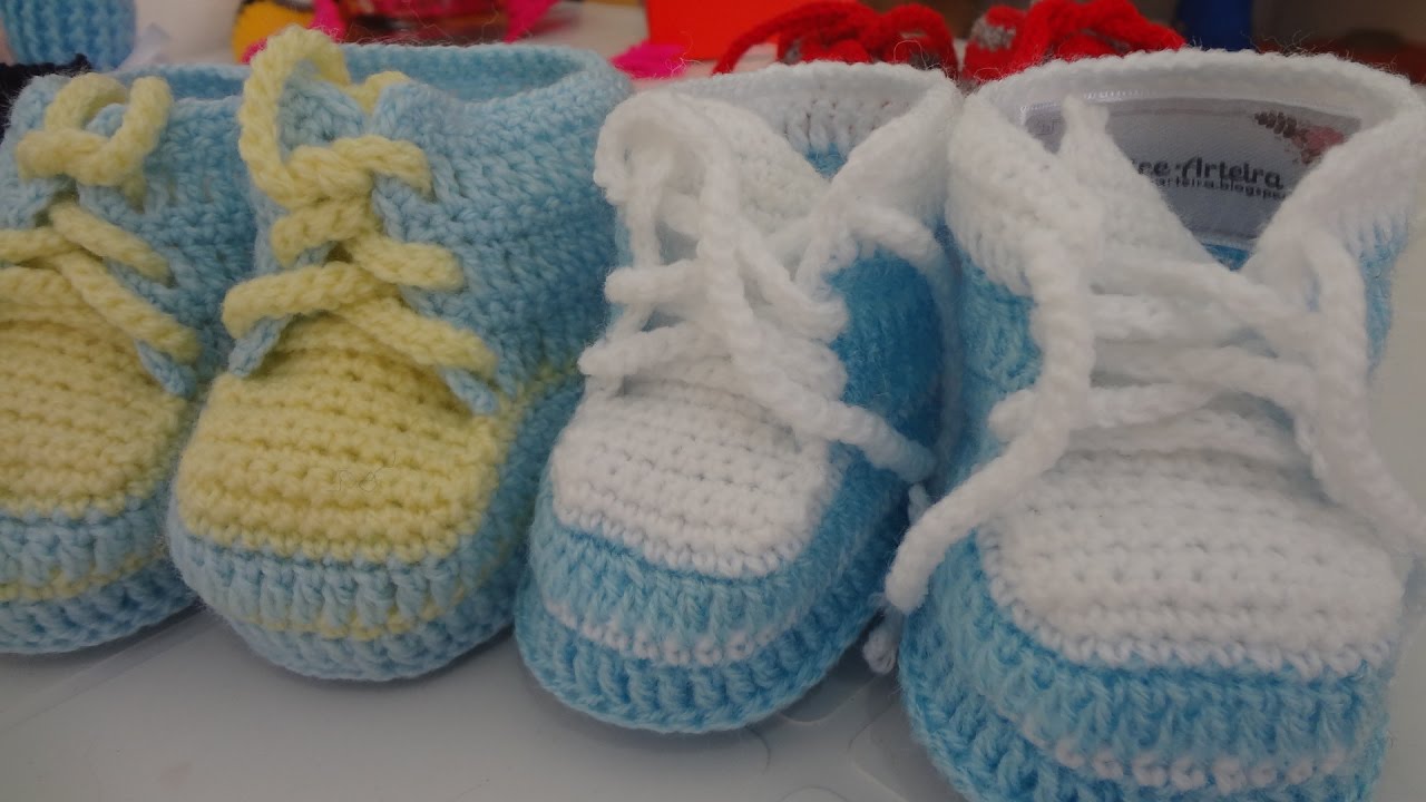 BOTINHA DE CROCHÊ PARA BEBÊ