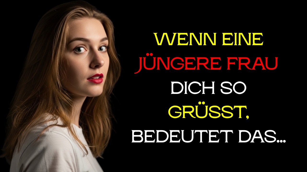 Wenn dich eine jüngere Frau SO begrüßt… ist sie angezogen.
