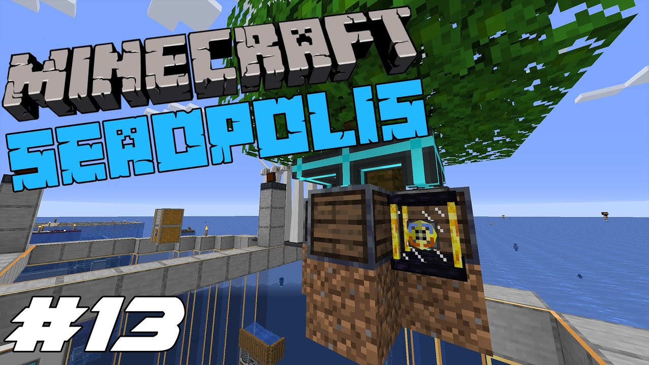 Minecraft Seaopolis Ep.13 Rubber To Plastic + Mob Slaughter Factory