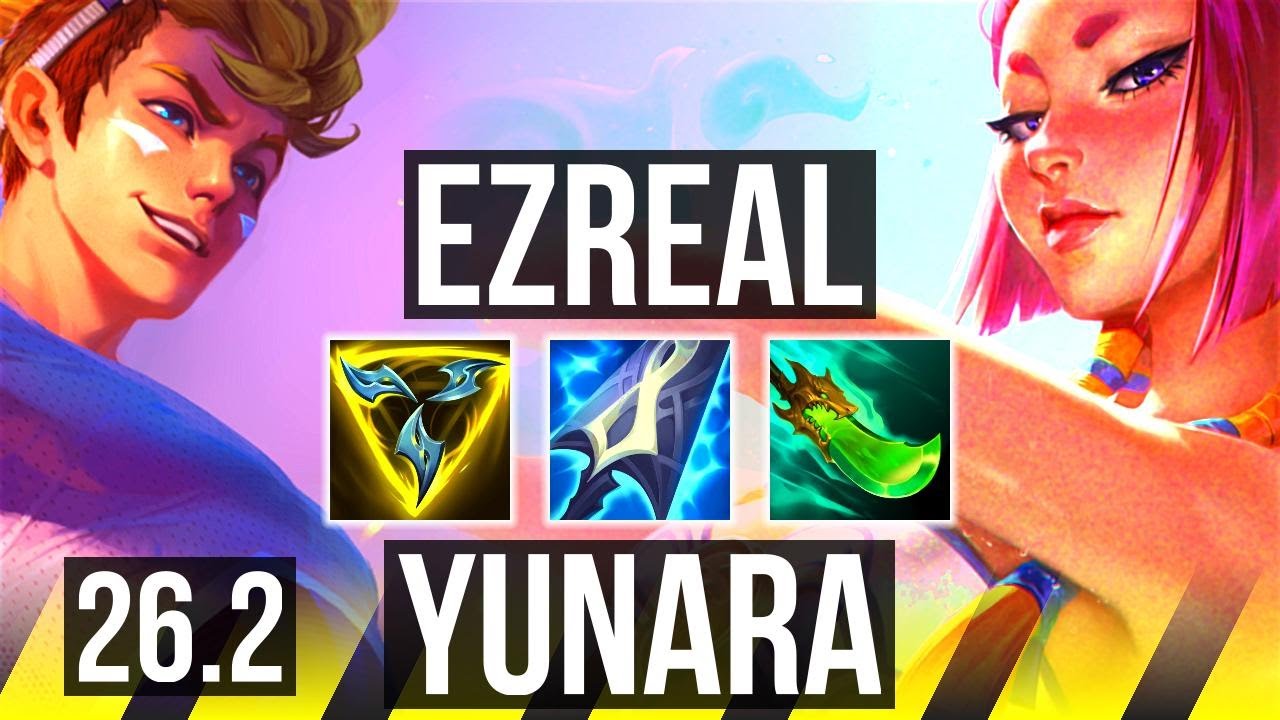 EZREAL & Bard vs YUNARA & Pyke (ADC) | KR Grandmaster | 26.2