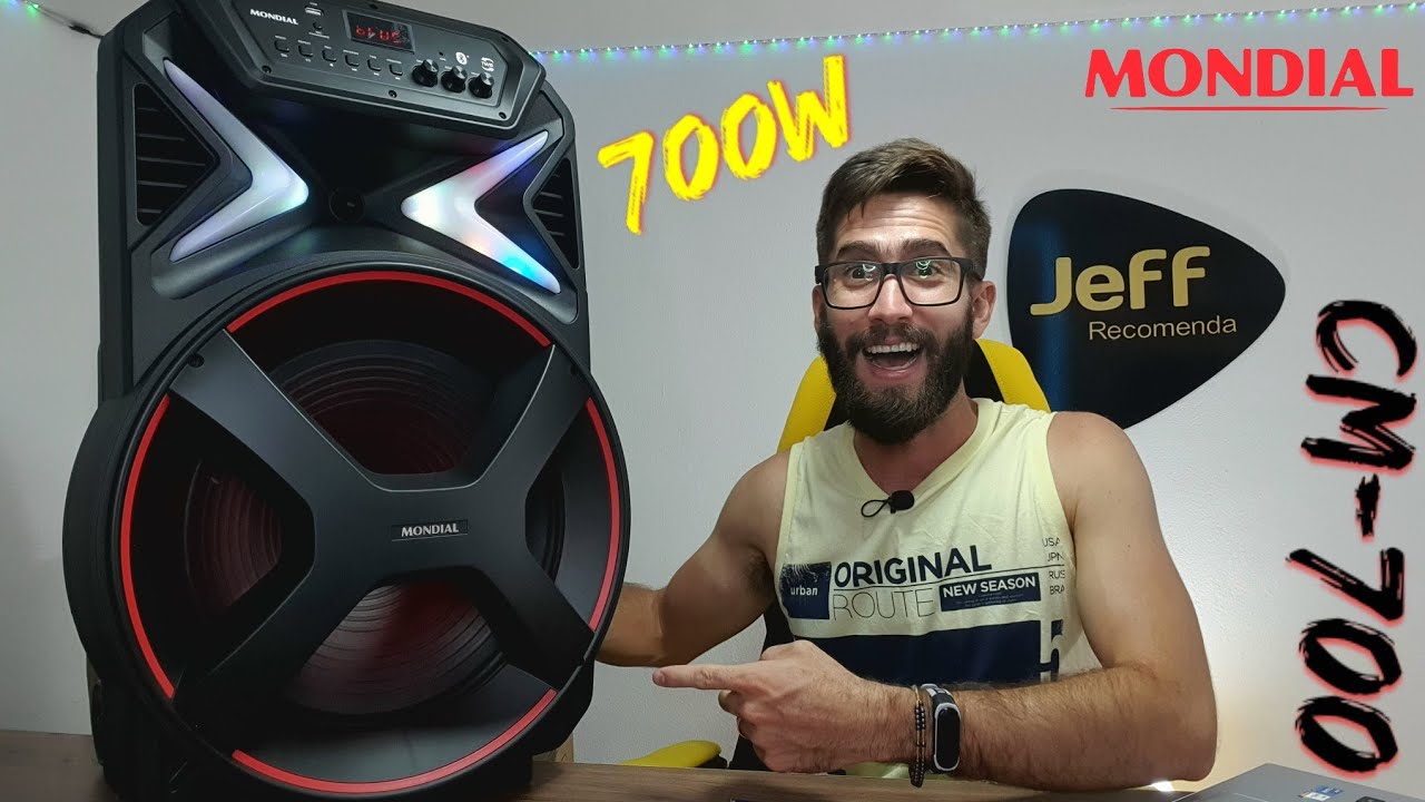 LANÇAMENTO! Caixa de som Amplificada MONDIAL CONNECT LIGHT PLUS CM-700 700W (Primeiras Impressões)