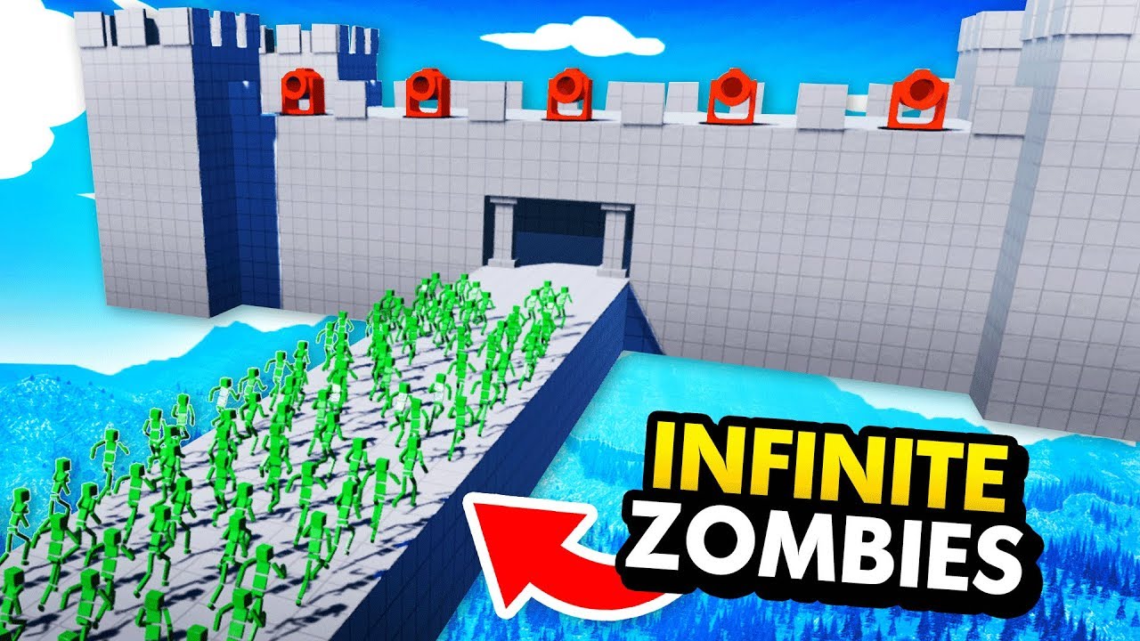 INFINITE ZOMBIE APOCALYPSE vs SKY CASTLE