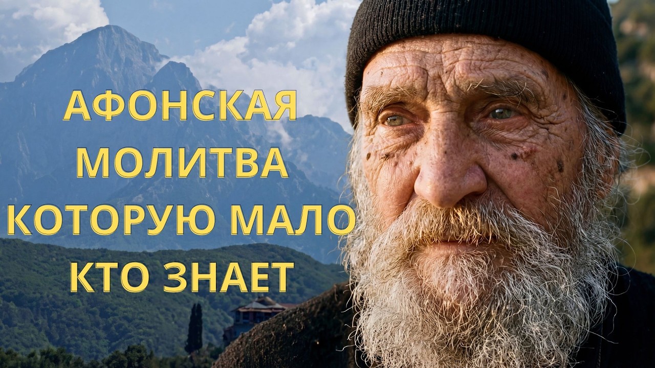 Афонская молитва, которую мало кто знает. Батюшка Серафим показывает, как её читать