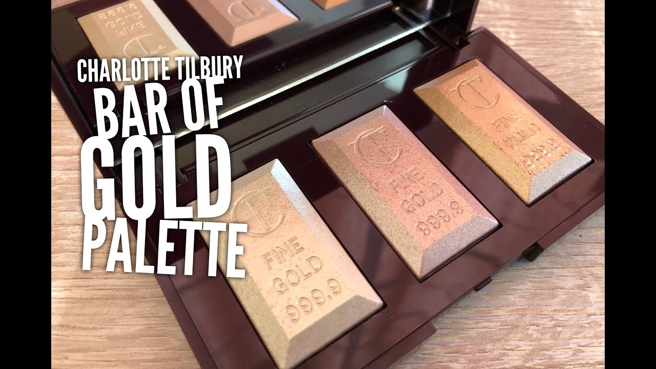 NEW Charlotte Tilbury Bar of Gold Palette Demo & Comparisons