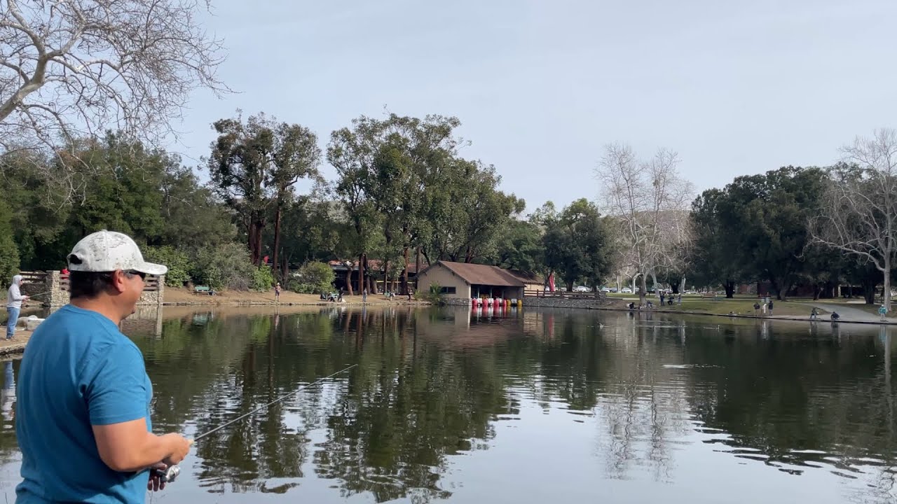 Trout Fishing at Irvine Regional Park Lake
