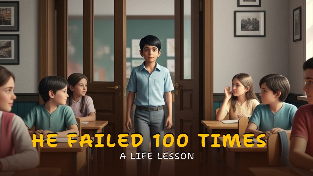 He Failed 100 Times | Inspiring Stories | Learn English Through Story