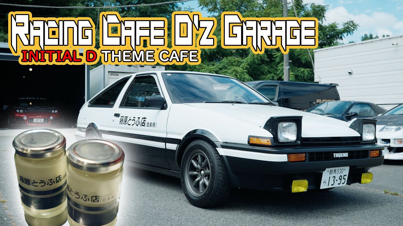4K【Initial D Themed Cafe】Racing Cafe D’z Garage in Gunma - JDM Cars Lovers' Paradise  イニシャルd AE86