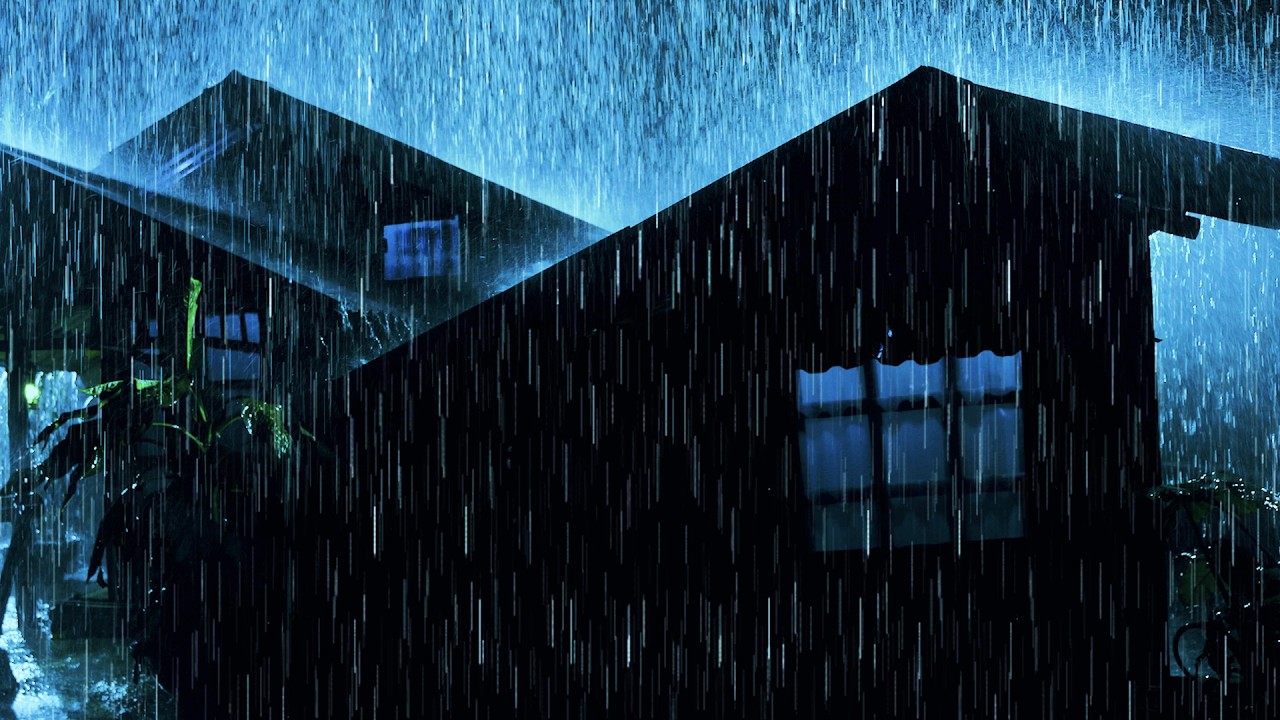 Heavy Rain and Relaxing Thunder – Fall Asleep Fast with Rain Sounds All Night Long