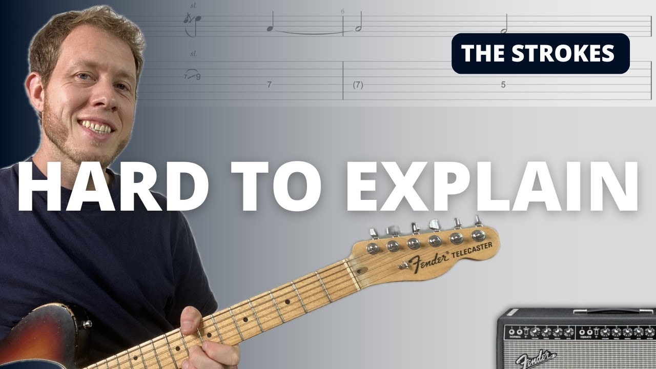 Hard to Explain - The Strokes - Guitar Tutorial