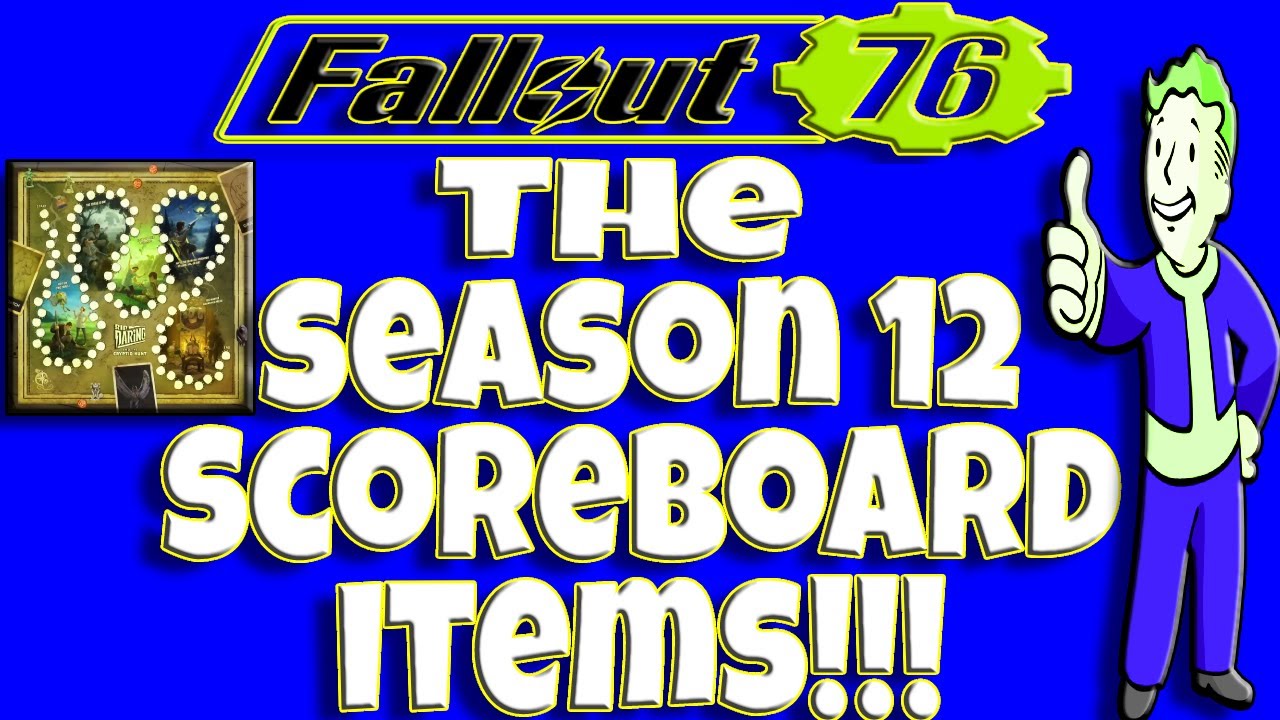 Fallout 76 | The Season 12 Scoreboard Items!!!