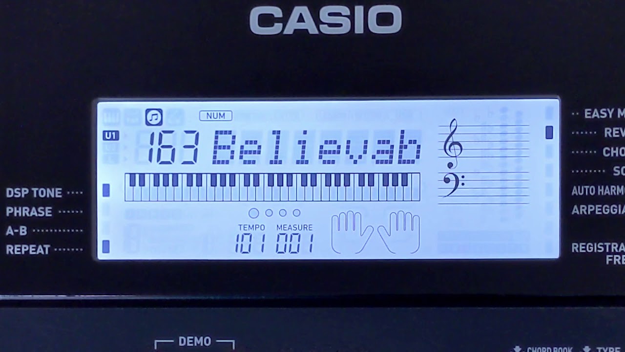 Casio CT-X700 Song Mode Tutorial Part 3-2: Data Manager for CT-X
