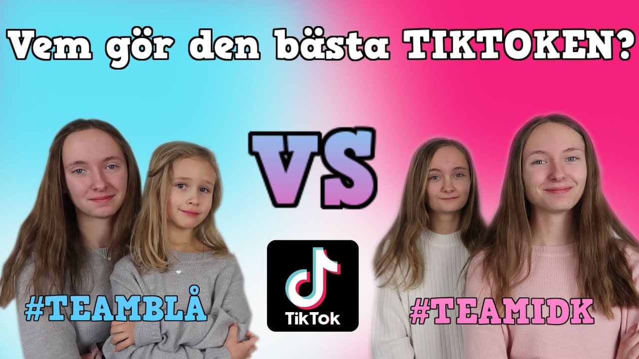 Vem gör den bästa TIKTOKEN? #Sisterchallenge