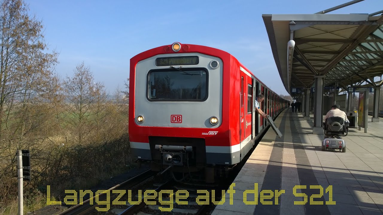 Langzüge auf der S21 | HD