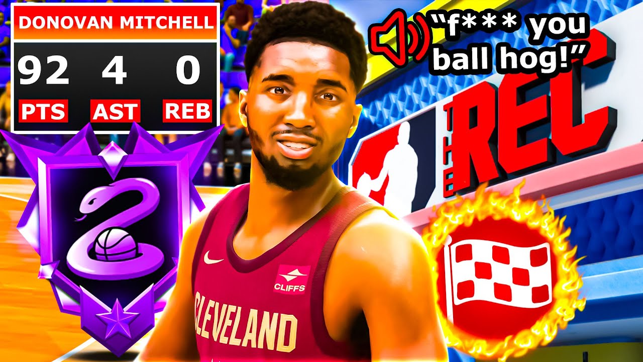 This New Donovan Mitchell Build is UNREAL in TOXIC RANDOM REC on NBA 2K24