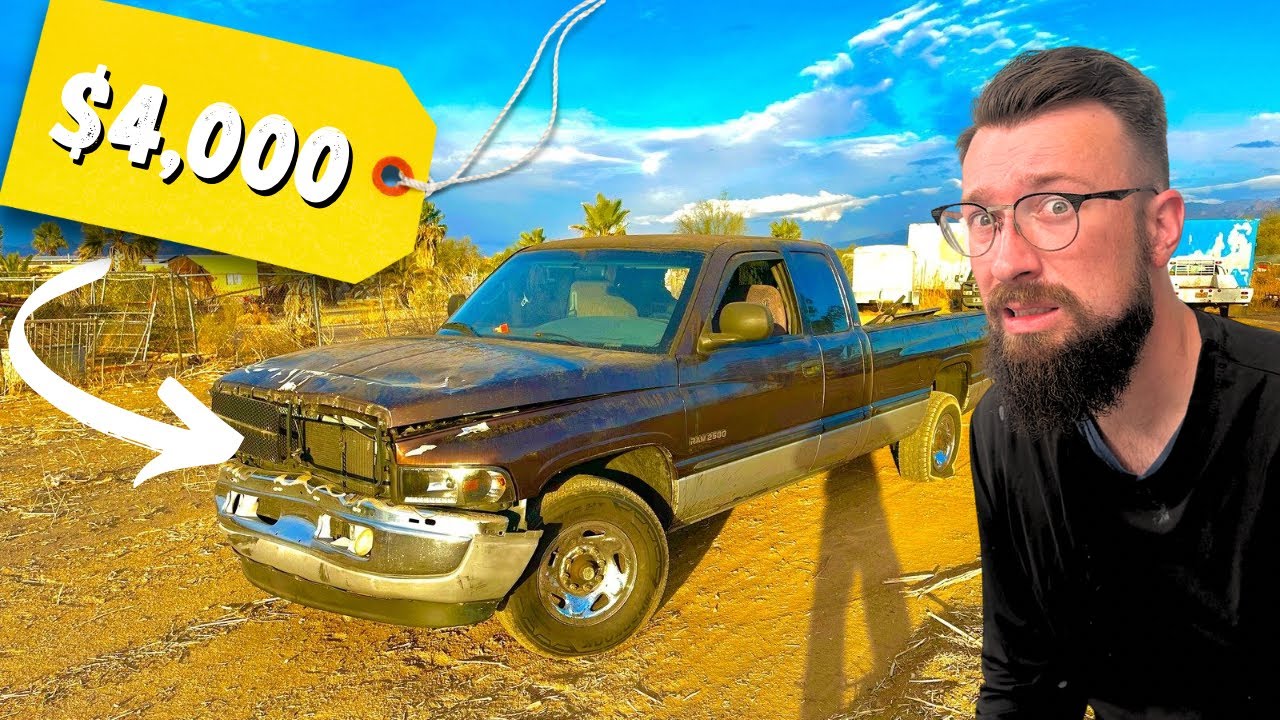 I bought a TOTALED MARKETPLACE dodge to REBUILD it! (12v Cummins)