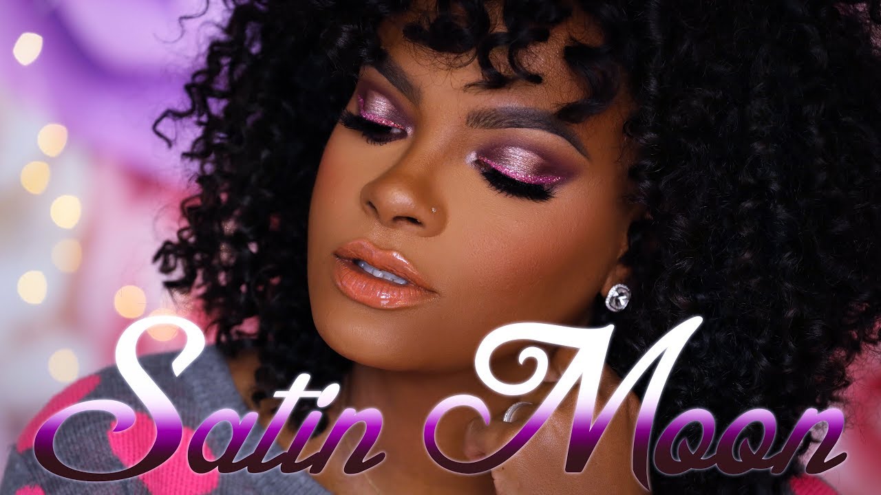 Slay a Halo Cut Crease with Pink Glitter liner