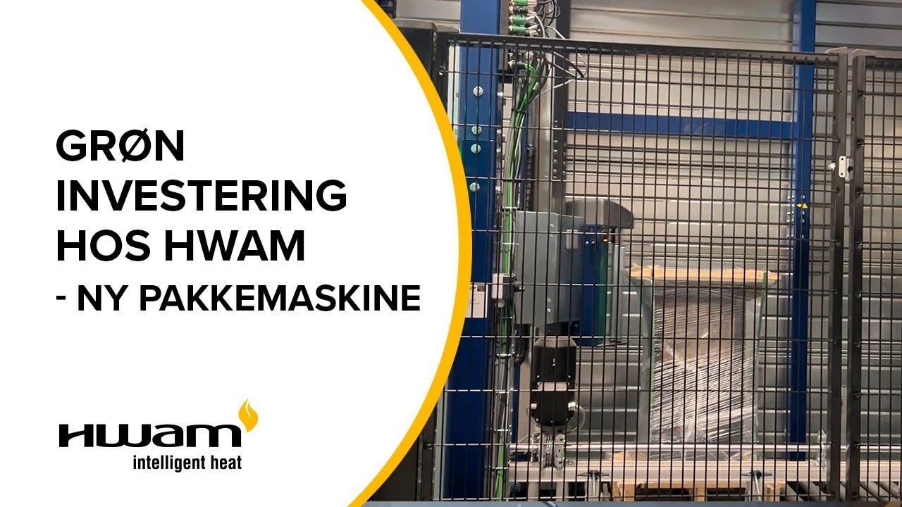 Gr&oslash;n investering hos HWAM - ny pakkemaskine