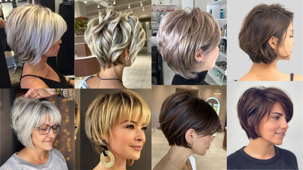+50 MELHORES CORTE DE CABELO CURTO FEMININO 2023 TENDÊNCIA MULHERES +40 +50 +60 ANOS