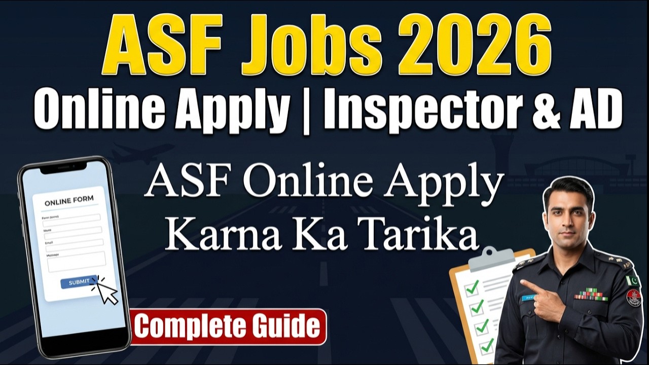 How to Apply Online for ASF Jobs 2026 | ASF Online Apply | ASF Jobs 2026 Online Apply Complete Guide