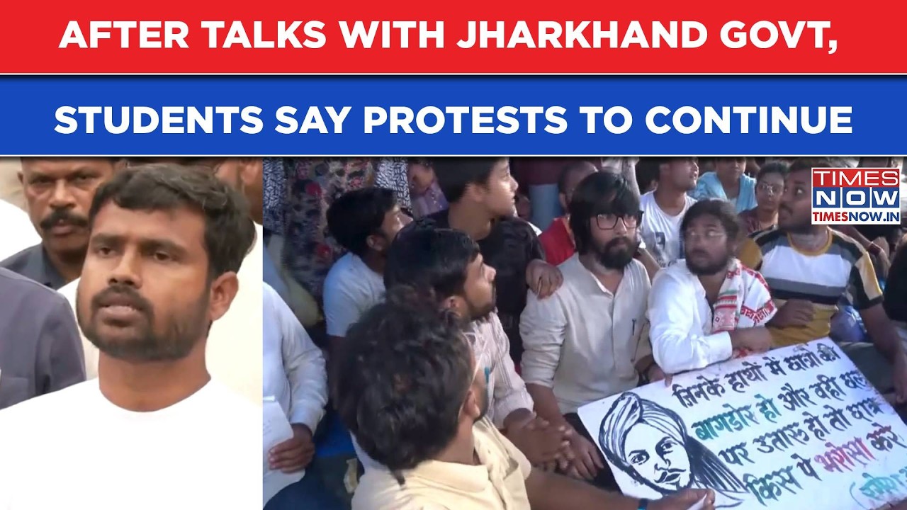 Jharkhand Students Protest Day 16: After Talks With Soren Govt, Students Say Stir To Continue| WATCH
