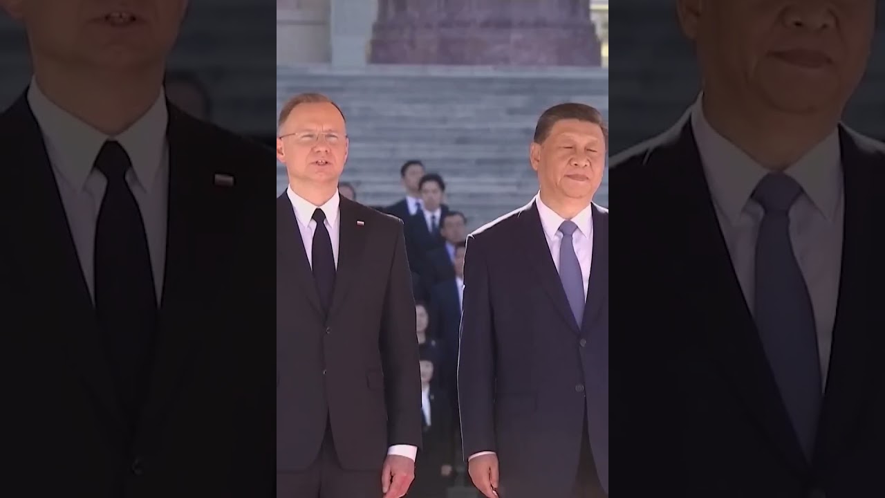 Chinese President Xi Jinping met with his Polish counterpart Andrzej Duda in Beijing #xijinping
