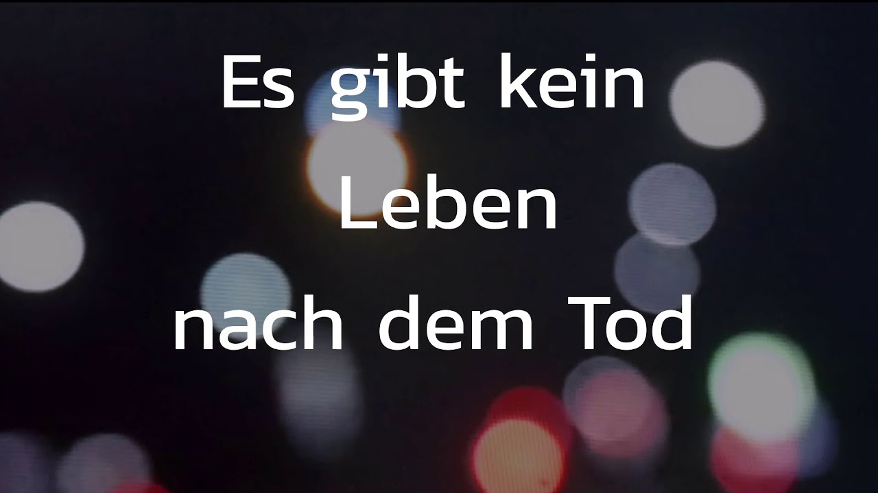 Es gibt KEIN Leben nach dem Tod (und warum das so ist) - Teil 1