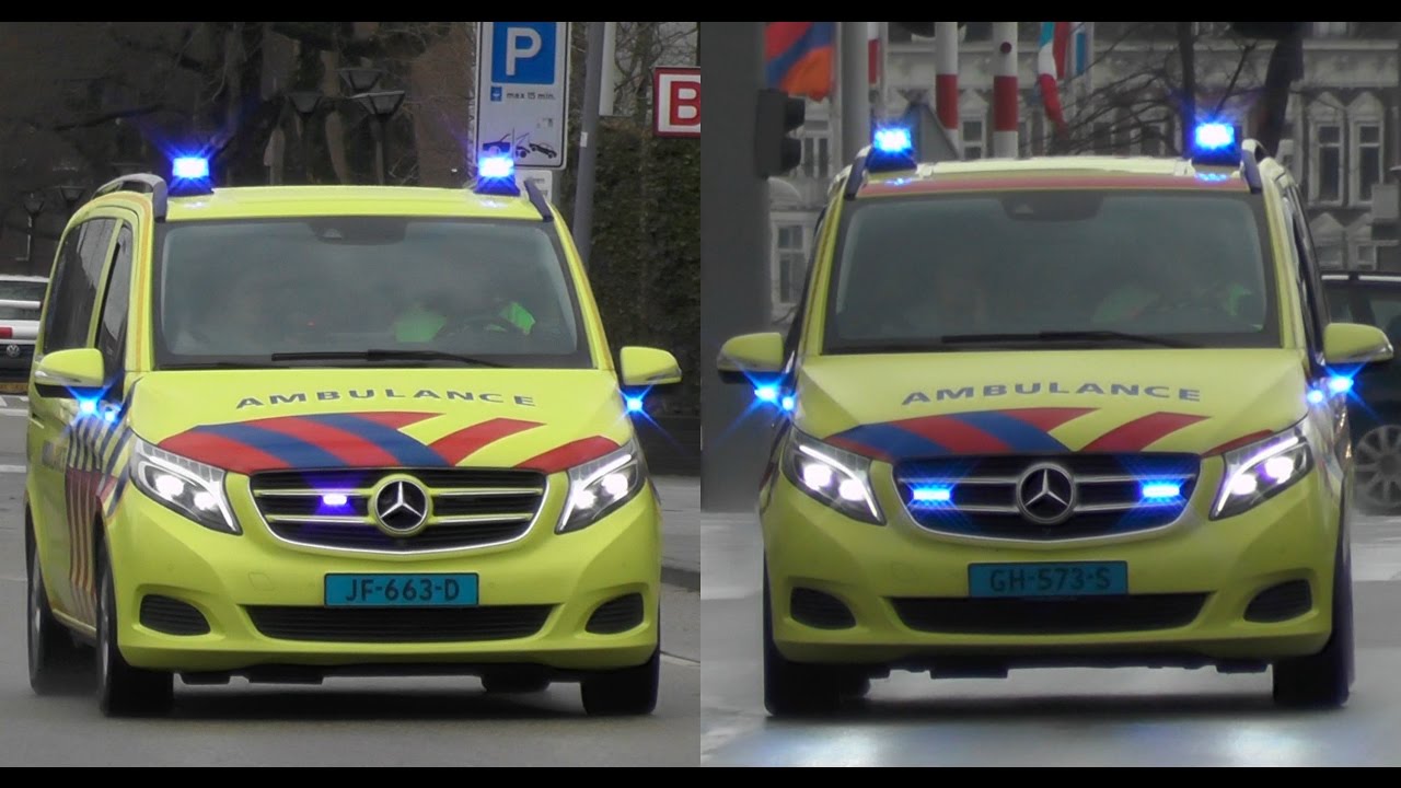 2X Transplantatieteam Mercedes Vito Den Haag met spoed in Rotterdam! #553