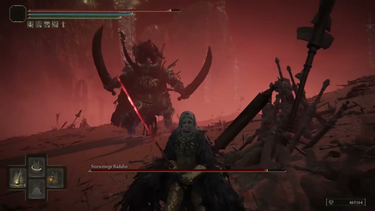 Radahn solo kill in first phase