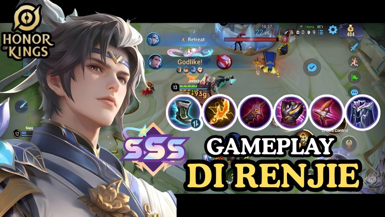 DI RENJIE SSS IS INSANE! 🏹 Consistent Damage & Deadly Crowd Control! | Honor of Kings
