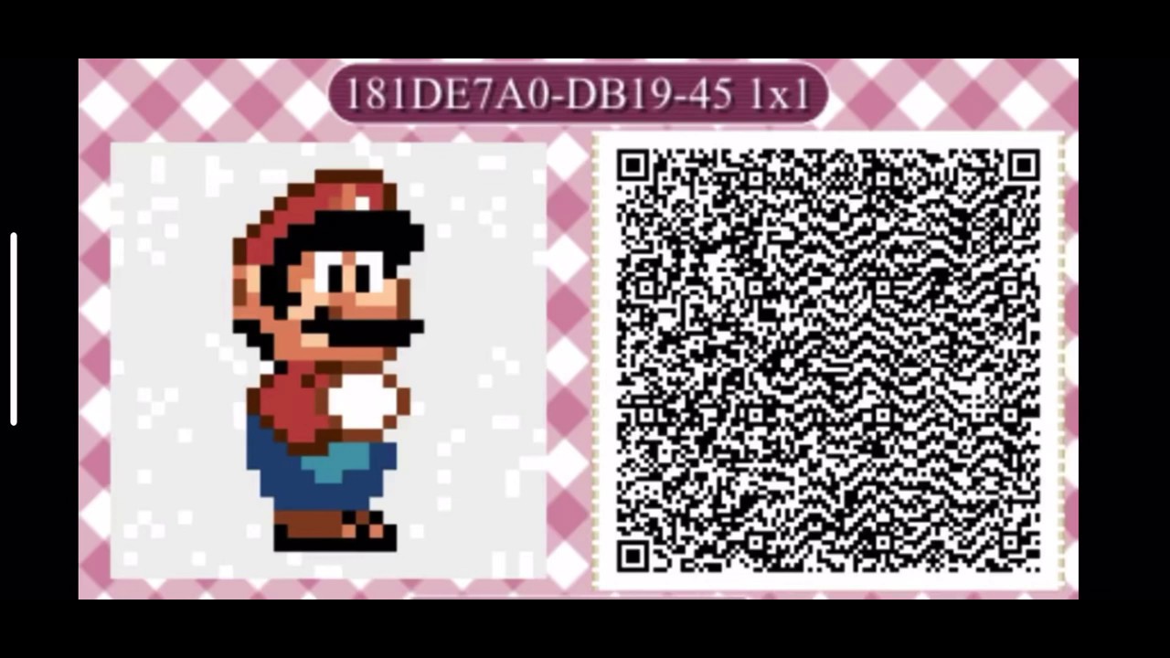 Animal Crossing New Horizon QR Codes