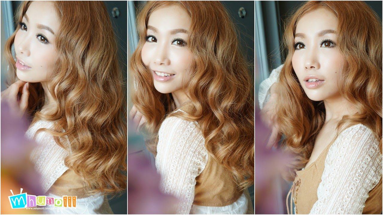 How To : ม้วนผมเป็นลอนคลื่นสไตล์สาวญี่ปุ่นด้วย LE'SASHA Jumbo Curl 25mm