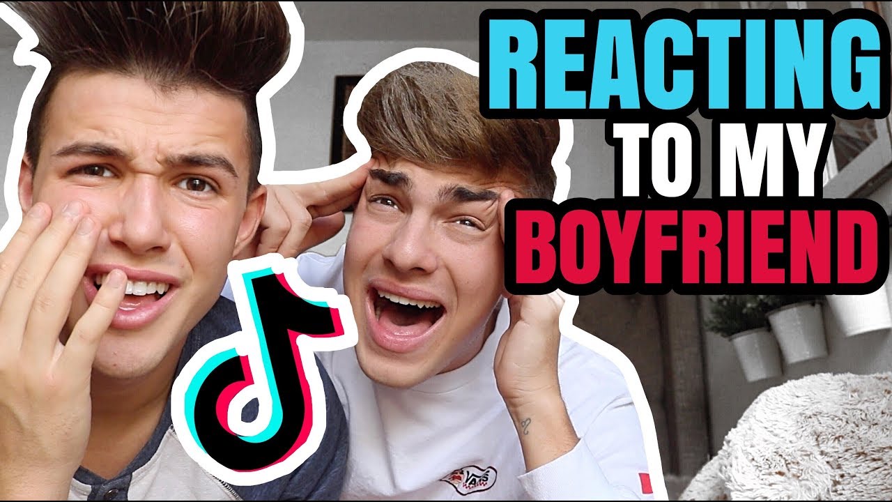 РЕАКЦИЯ НА СТРАННЫЕ ВИДЕО МОЕГО ПАРНЯ В TIK TOK!