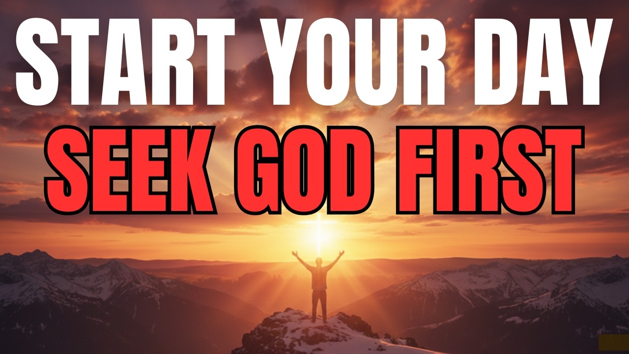Morning Prayer With Psalm 63 | A Powerful Prayer to Seek God First