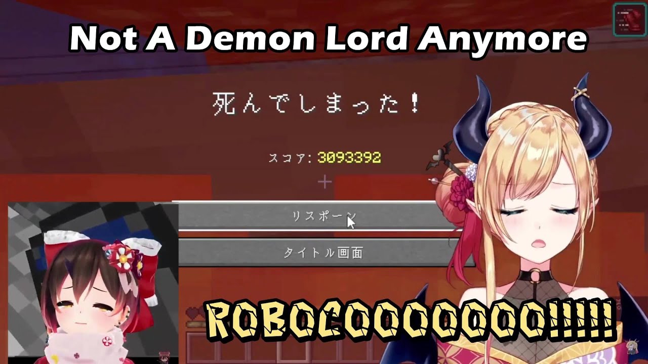 Choco-sensei Who Fails a Lava Dive In Roboco's Secret Entry and Her Level 510 is Gone