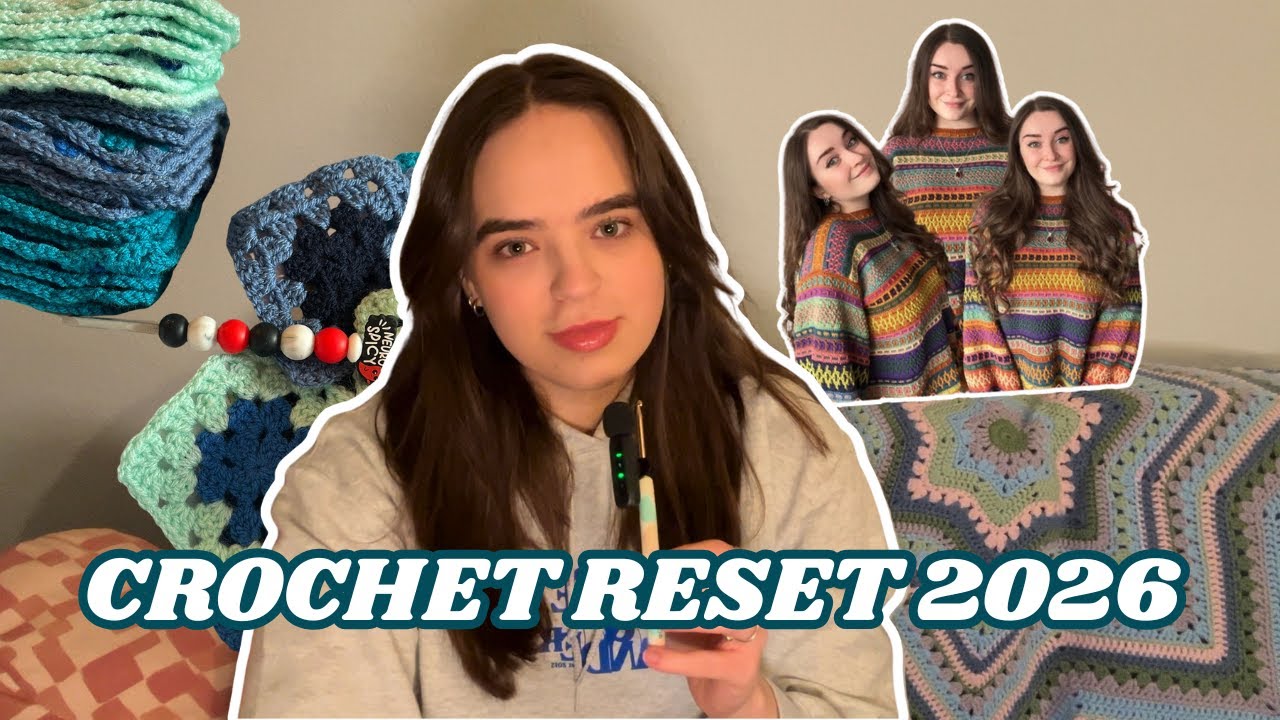 Crochet Reset: Organising My WIPs & 2026 Plans