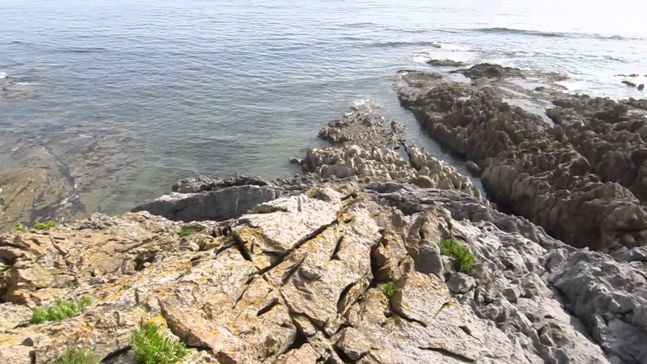Outside Goat's Hole Cave (a.k.a Paviland Cave), Gower