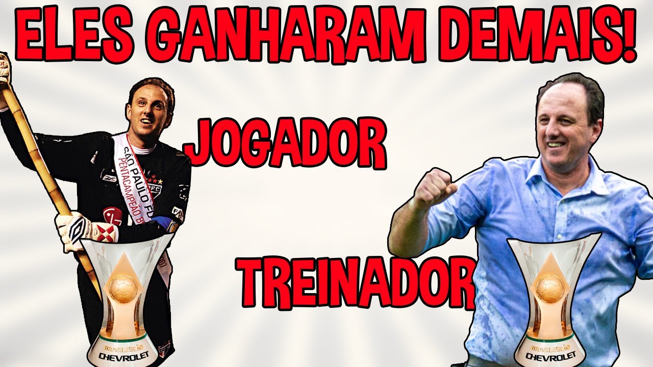 OS 9 JOGADORES que GANHARAM o BRASILEIRÃO como JOGADOR E TÉCNICO!!