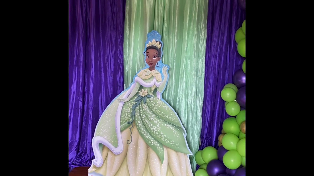 Princess Tiana Baby shower|how to set up a Home baby shower| princess & the frog|DIY Baby shower