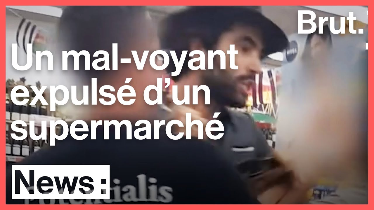 Un aveugle expulsé d'un supermarché à cause de son chien