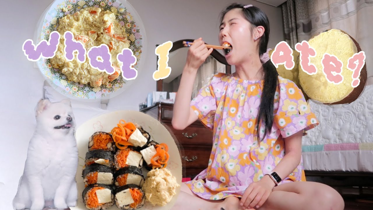 🌽 몸과 마음이 건강해지는 자연식 먹방 🥕 카레두유리조또,후무스 당근두부김밥, 카스테라 밤고구마,콩스프