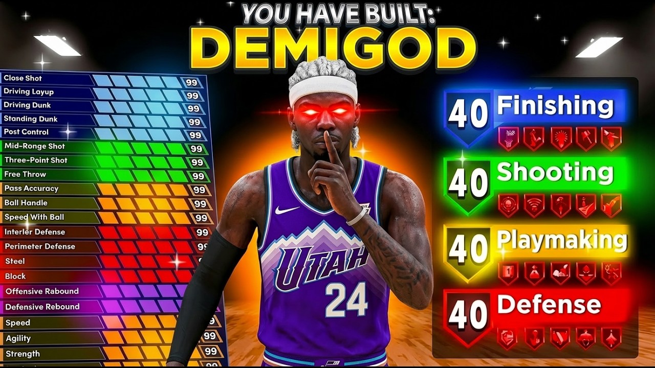 *NEW* BEST POINT GUARD BUILD in NBA 2K26! BEST GAME BREAKING BUILD! Best Build 2k26