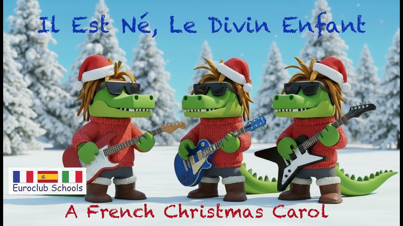 Il Est Né, Le Divin Enfant (Rock Version), performed by the Kroca-Rockerz | French Christmas Song